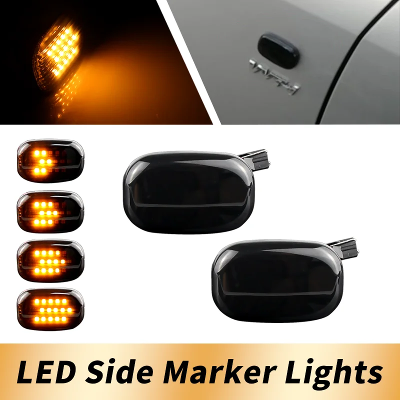 2 шт. светодиодные динамические боковые габаритные указатели поворота для Toyota