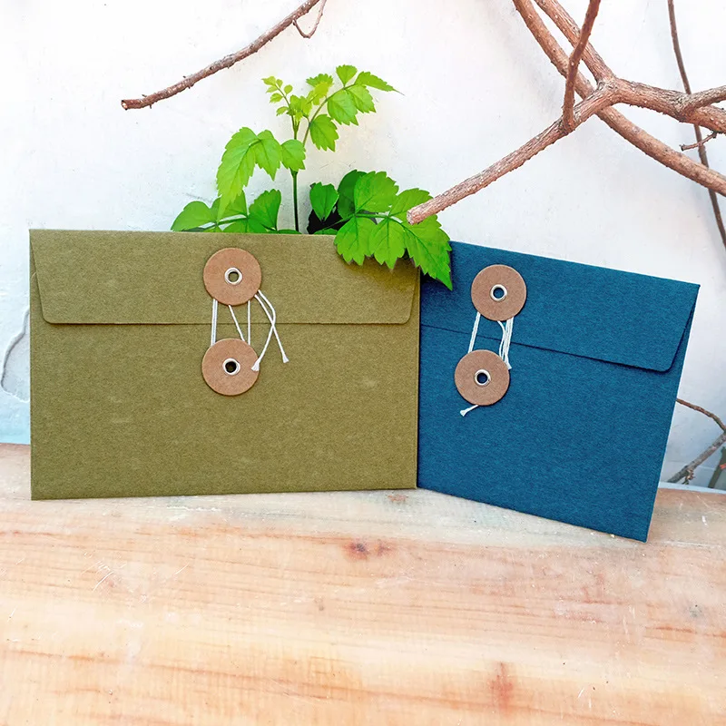 20 Pcs Creative color vintage binding inner paper special paper thickened postcard storage envelope paper bag 4 models 170*115mm