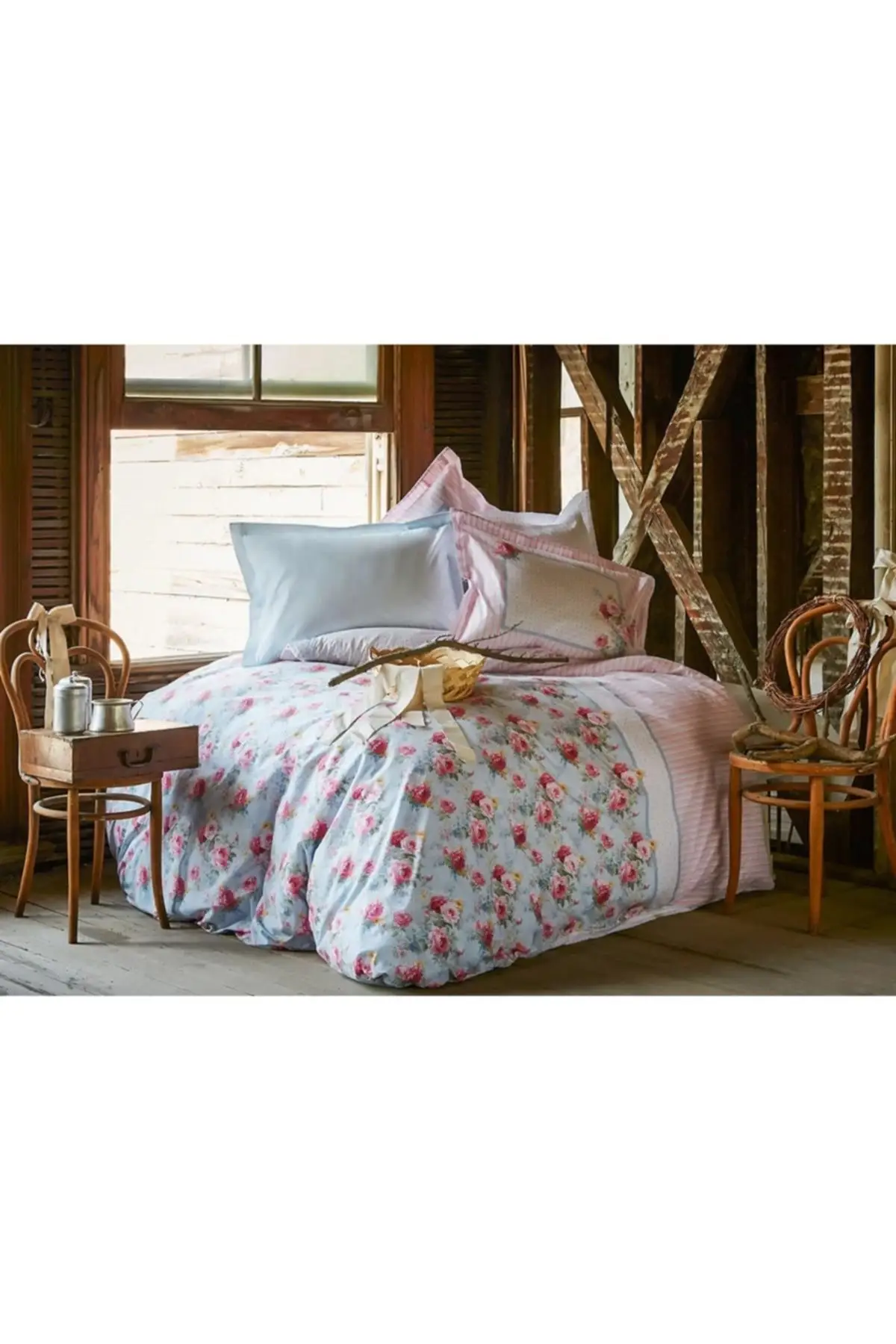 

Home Textile Haley Blue Rnf Double Personality Natural Cotton Duvet cover set