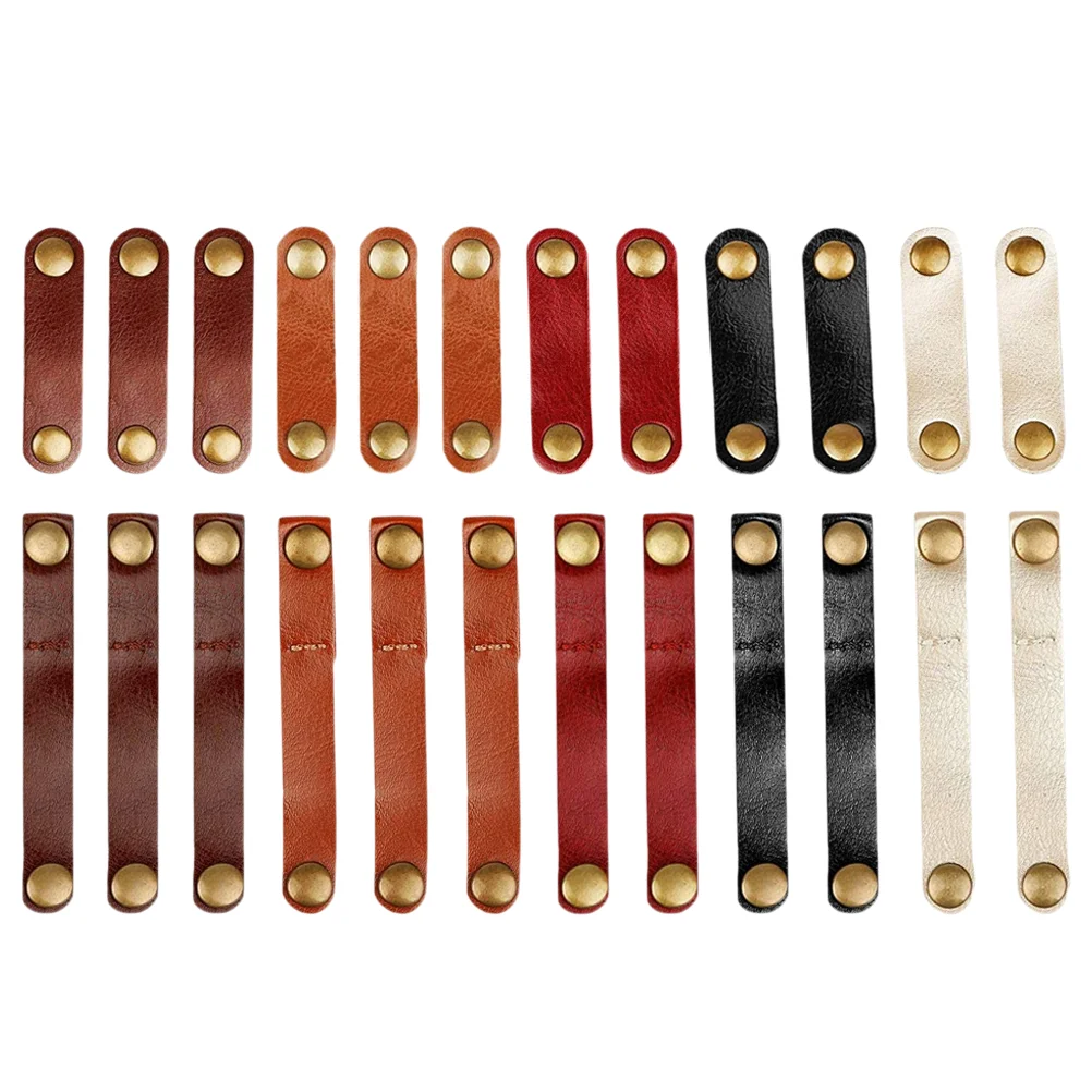 

24 Pcs Cable Tie Bracers Data Wire Winders Organizers Fixing Clips Headphone Holder Wrappers Line