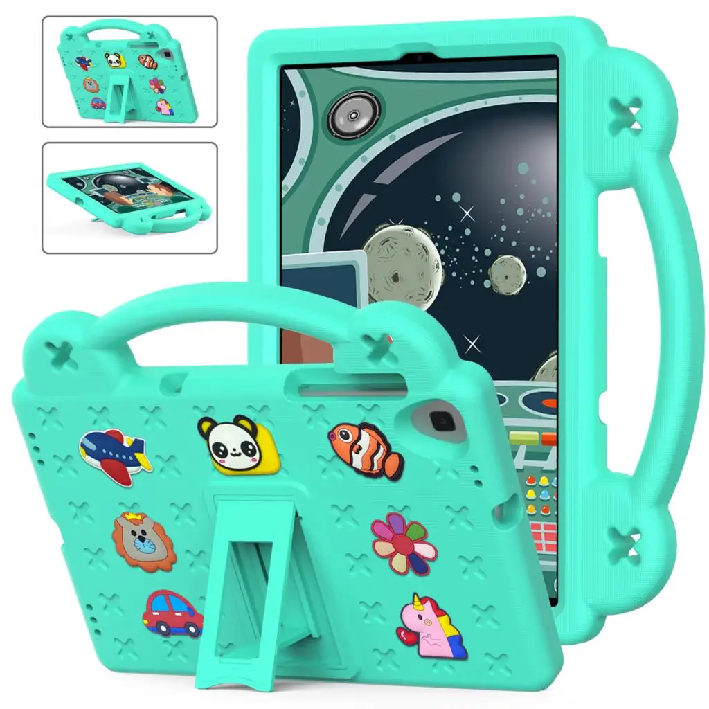 

Cute Kids EVA Protective Cover Case with Kickstand For Samsung Galaxy Tab A 10.1 2019 SM-T510 SM-T515 Portable Shockproof Funda