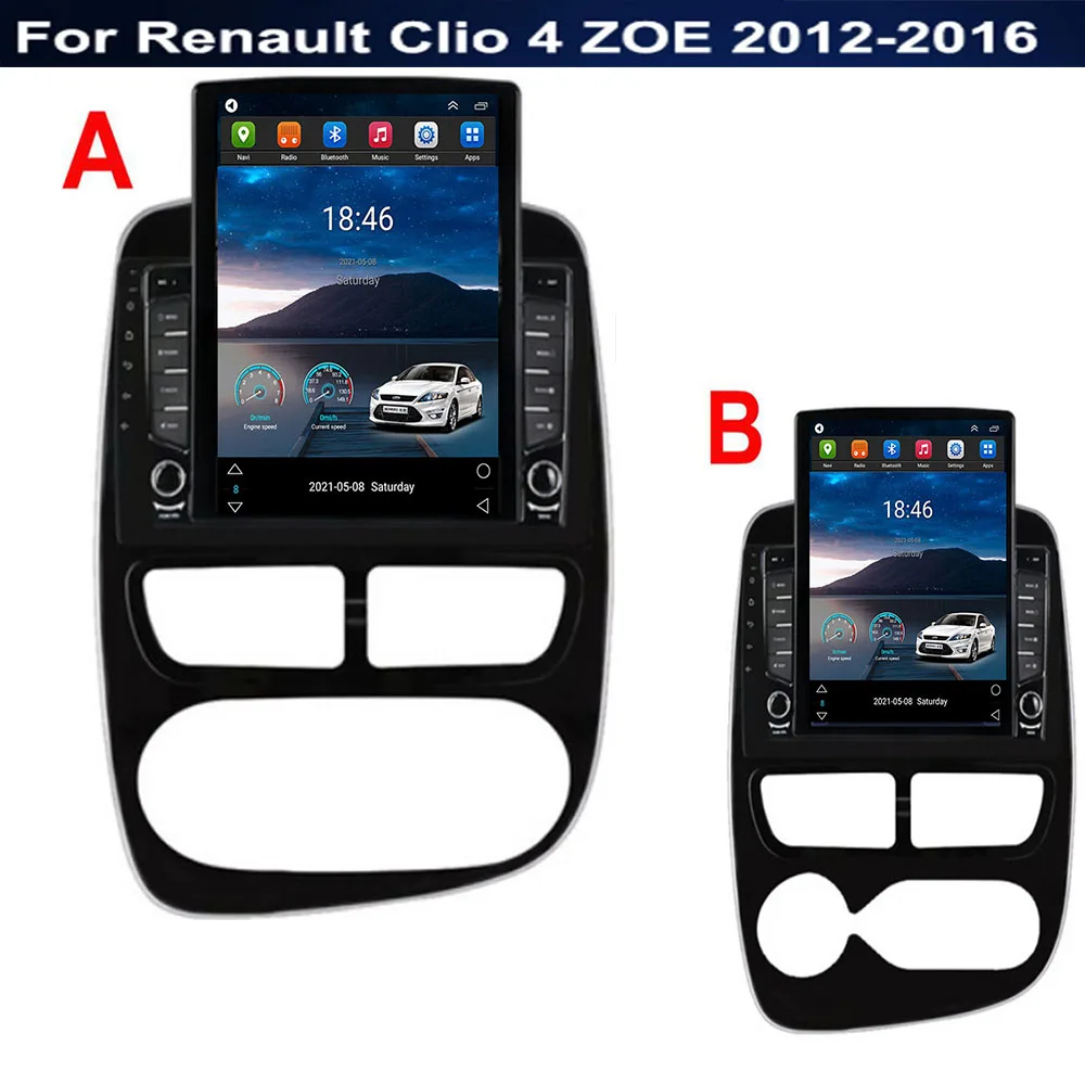 

For Tesla Style 2 Din Android 12 Car Radio For Renault Clio 4 ZOE 2012-2035 Multimedia Video Player GPS Stereo Carplay DSP RDS
