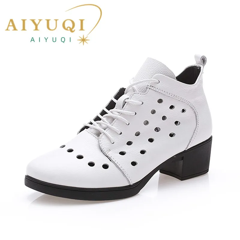 AIYUQI Female Dance Shoes Genuine Leather 2023 Spring New Women Running Sneakers Breathable Latin Dance Shoes For Ladies