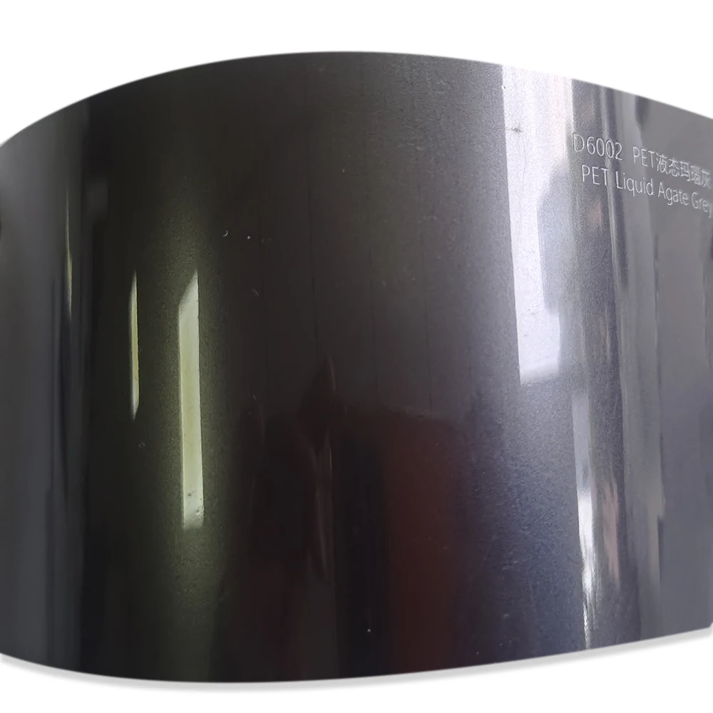 Wrapmaster PET глянцевая жидкая металлическая агатовая серая автомобильная обертка