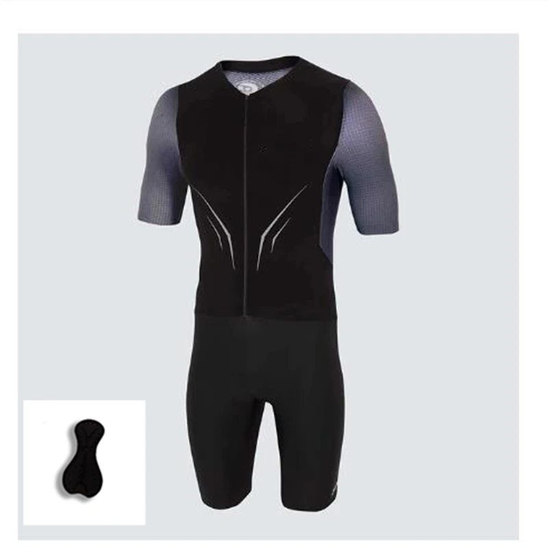 

Manufacturer Custom Cycling Triathlon Clothing Short Sleeves Tri Suit, for Men Breathable Professional Triathlon Jumpsuit Suits
