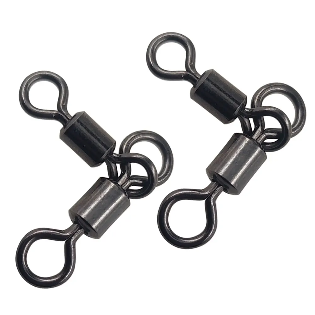 100/200/500 шт. 3-сторонние вертлюги для рыбалки перекрестные морской на окуня ствола