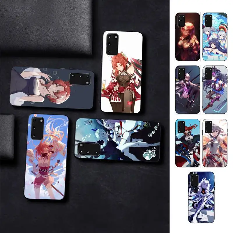 

Honkai Impact Phone Case for Samsung S10 21 20 9 8 plus lite S20 UlTRA 7edge