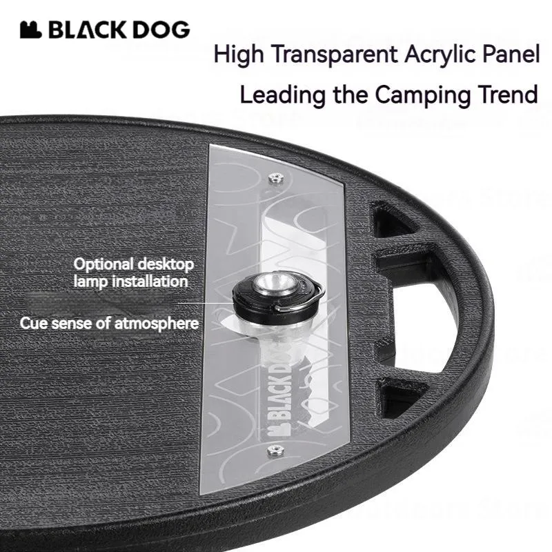 Naturehike BLACKDOG круглый стол из алюминиевого сплава сверхлегкий телескопический для