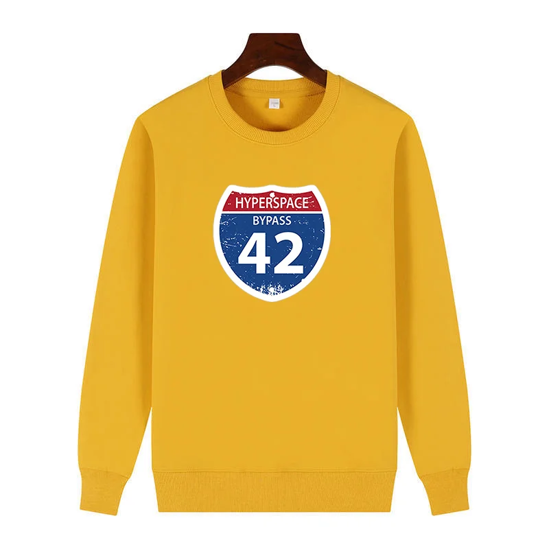 Хлопковый толстовка с капюшоном Hyperspace Douglas Adams