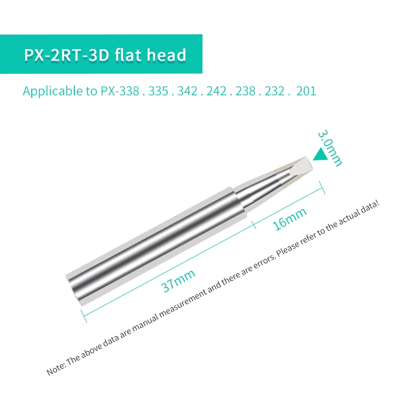 

Головка паяльника серии KILDUO px-2rt, совместимая с электрическим паяльником GOOT PX-201 232 238 242 335 336 338 342