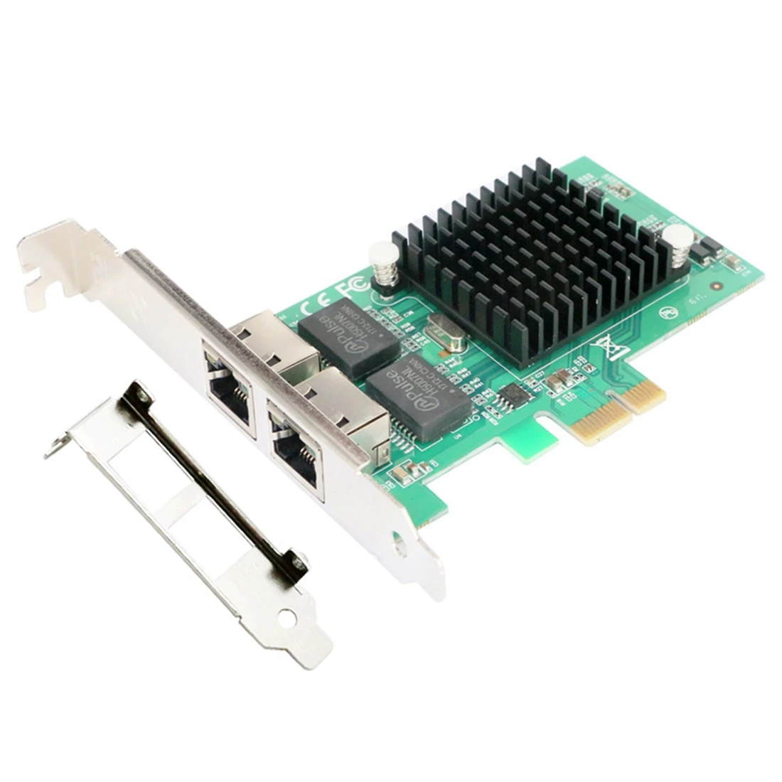 

2 порта PCIE X1 1000M PCIe Gigabit Ethernet Dual Port s RJ45 Lan сетевая карта чип для Intel 82576EB сеть (2 порта)