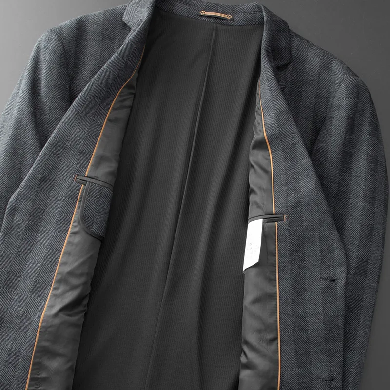 Новое поступление модный Suepr большой осенне-зимний мужской повседневный костюм в