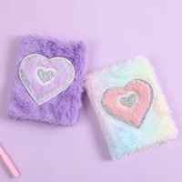 a6 plush notebooks sweetheart love unicorn book diary planner time management 2022 student gift for children kawaii stationery