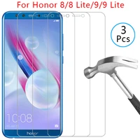 tempered glass for honor 8 9 lite case cover on honor8 honor9 honer onor 8lite 9lite light 8light 9light protective phone coque