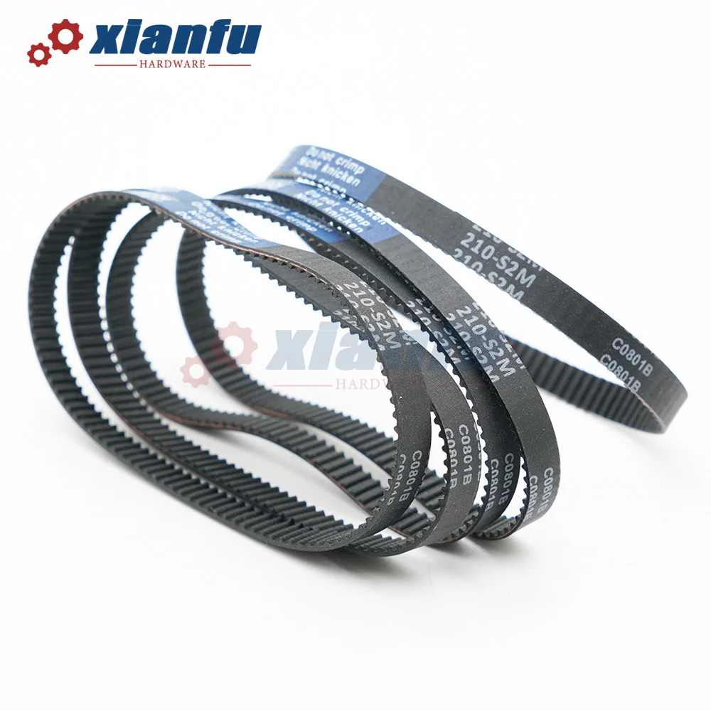 Резиновый Ремень ГРМ S2M синхронный ремень ширина 6/10 мм для шкива 2 м шаг Длина 298 300