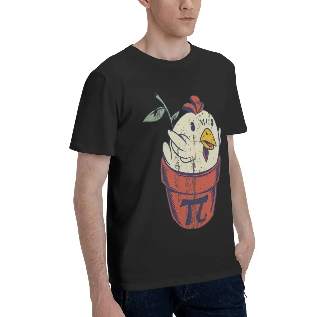 Футболка унисекс с коротким рукавом и круглым вырезом из натурального хлопка