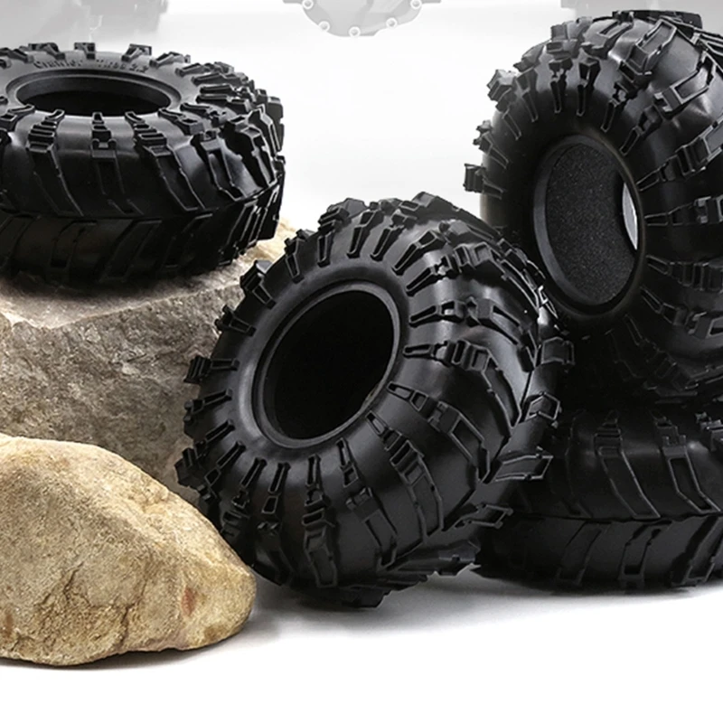 

Rubber Tyre 3D Thread Crawler Tires for 1:10 Model Off-road Vehicle Part
