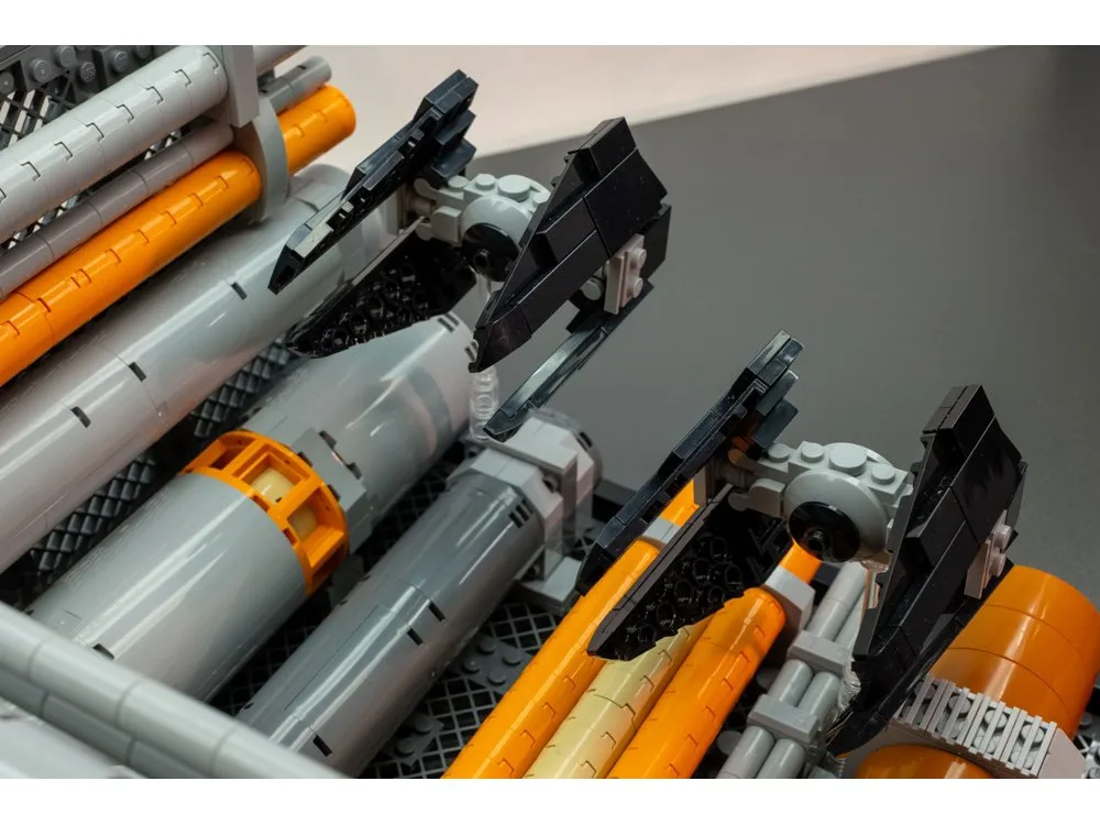 Moc Death Star Maze Run Диорама Совместимость 75375 Сокол Космический корабль Строительные