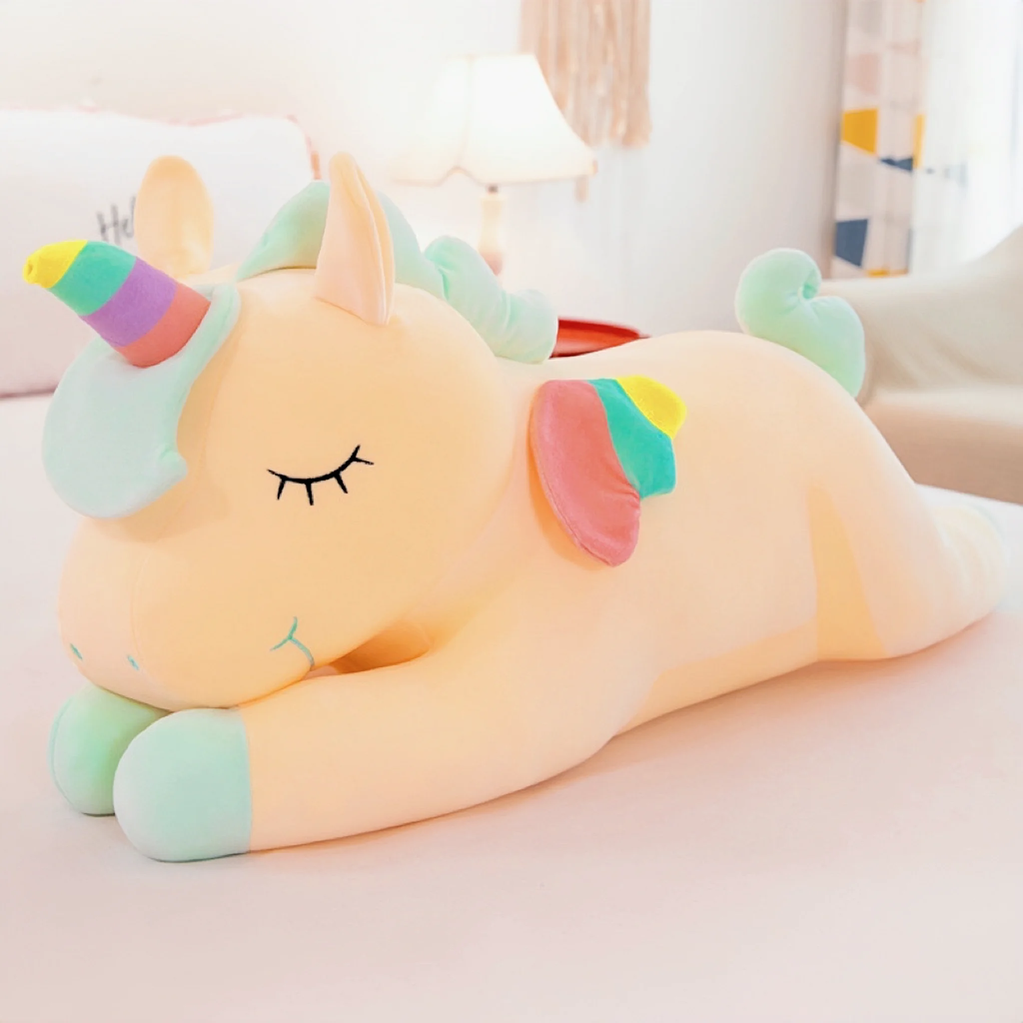 

2022 The New Cute Room Decor Unicorn Elegant Accessories Stuffed Animal Baby Accessories Baby Toys Beautiful Unicorn Room Decor