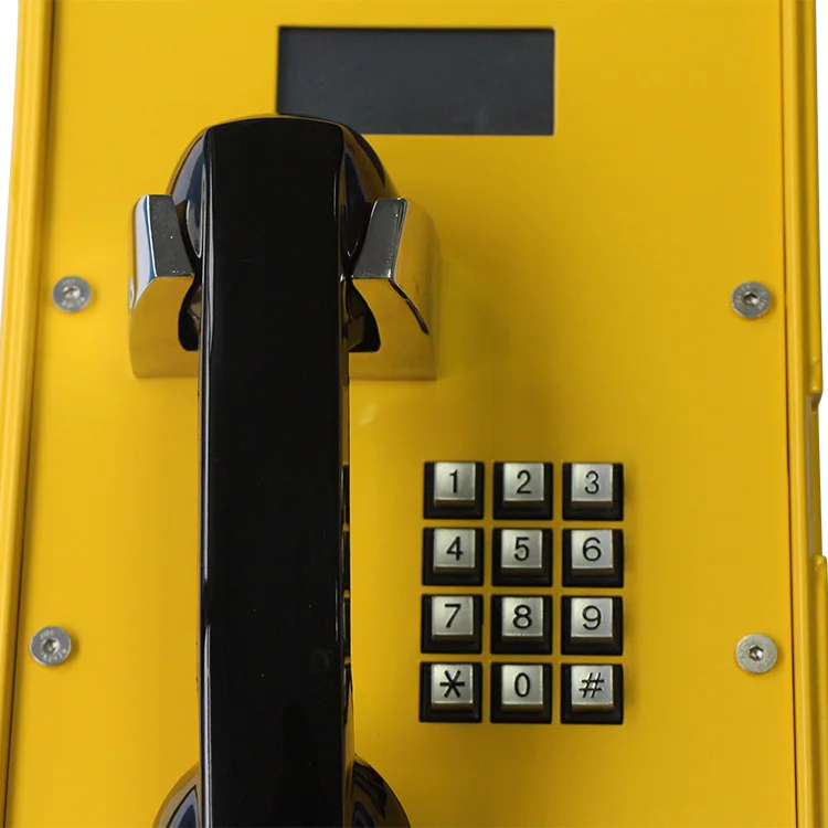 Фото Профессиональный промышленный водонепроницаемый проводной VoIP-телефон для дверей с металлическим корпусом и функцией бесплатного набора номера №4
