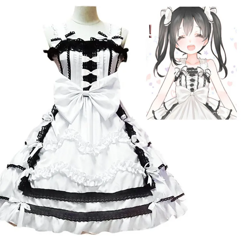 

Japanese Anime LoveLive School Idol Project Nico Yazawa Cosplay Costume Sweet Lolita Dress for Adults Halloween Party