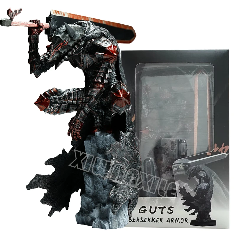 Guts Berserker Armor Action Figure Berserk Black Swordsman Figurine Collection Model Doll Toys