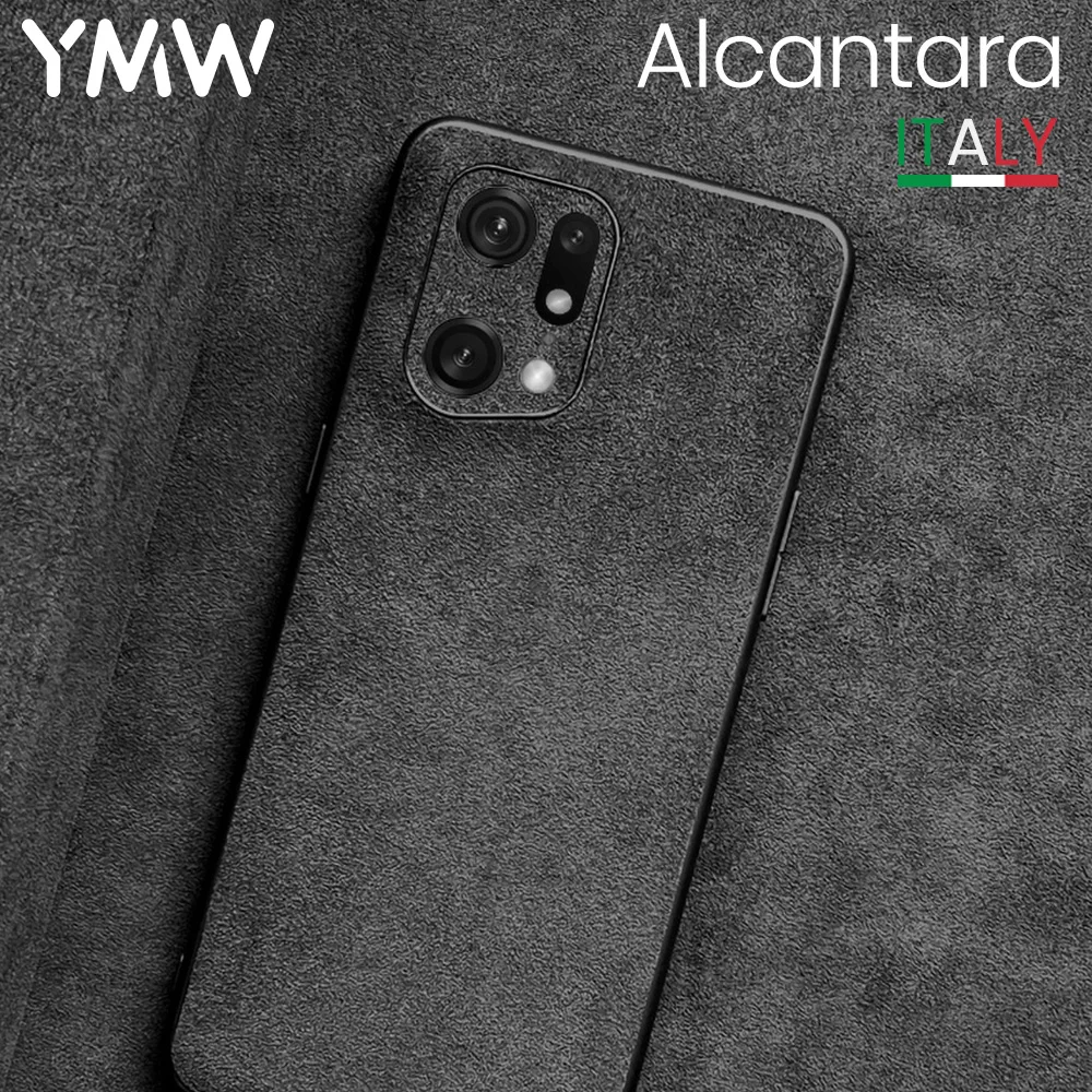 

YMW ALCANTARA Case for OPPO Find X5 Pro 5G Luxury Supercar Interior Same Artificial Leather Business Phone Cases Cover
