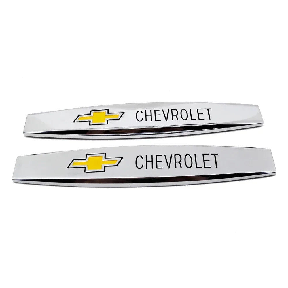 

2 шт., боковая наклейка на крыло автомобиля, задняя эмблема, наклейка для Chevrolet AVEO CAPTIVA Corvette CRUZE IMPALA LACETTI MALIBU ORLANDO Sail TRAX