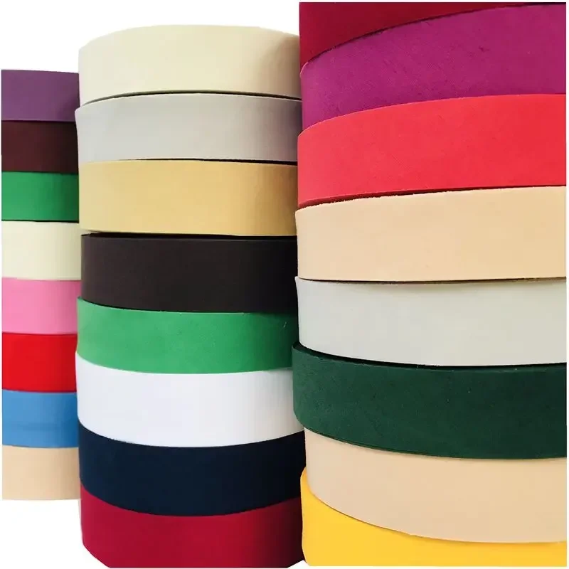 

Polyester Cotton Unfolded Bias Binding Tapes Patchwork Trim Covered Dresss-making Craft Sewing Webbing 3/3.5/4/cm 80 Meter