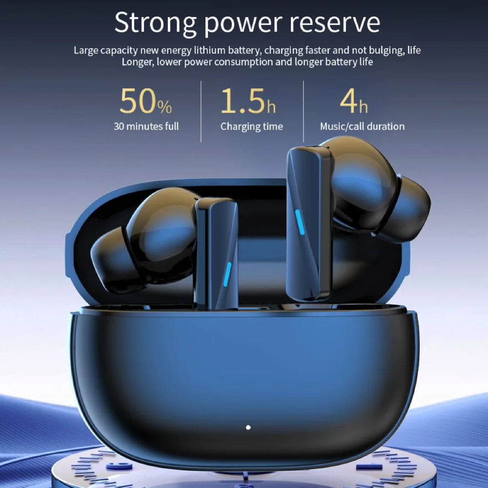 Беспроводные спортивные наушники ANC ENC Bluetooth 5.3