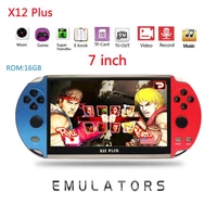 x12 plus portable video game console with 7 inch lcd dual switch mp5 player tf card suitable for nes 10000 genuine wholesale