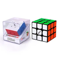qiyi magnetic black magic cube 3x3 mofangge 3x3x3 speed cube stickerless magnets cubo magico educational toys