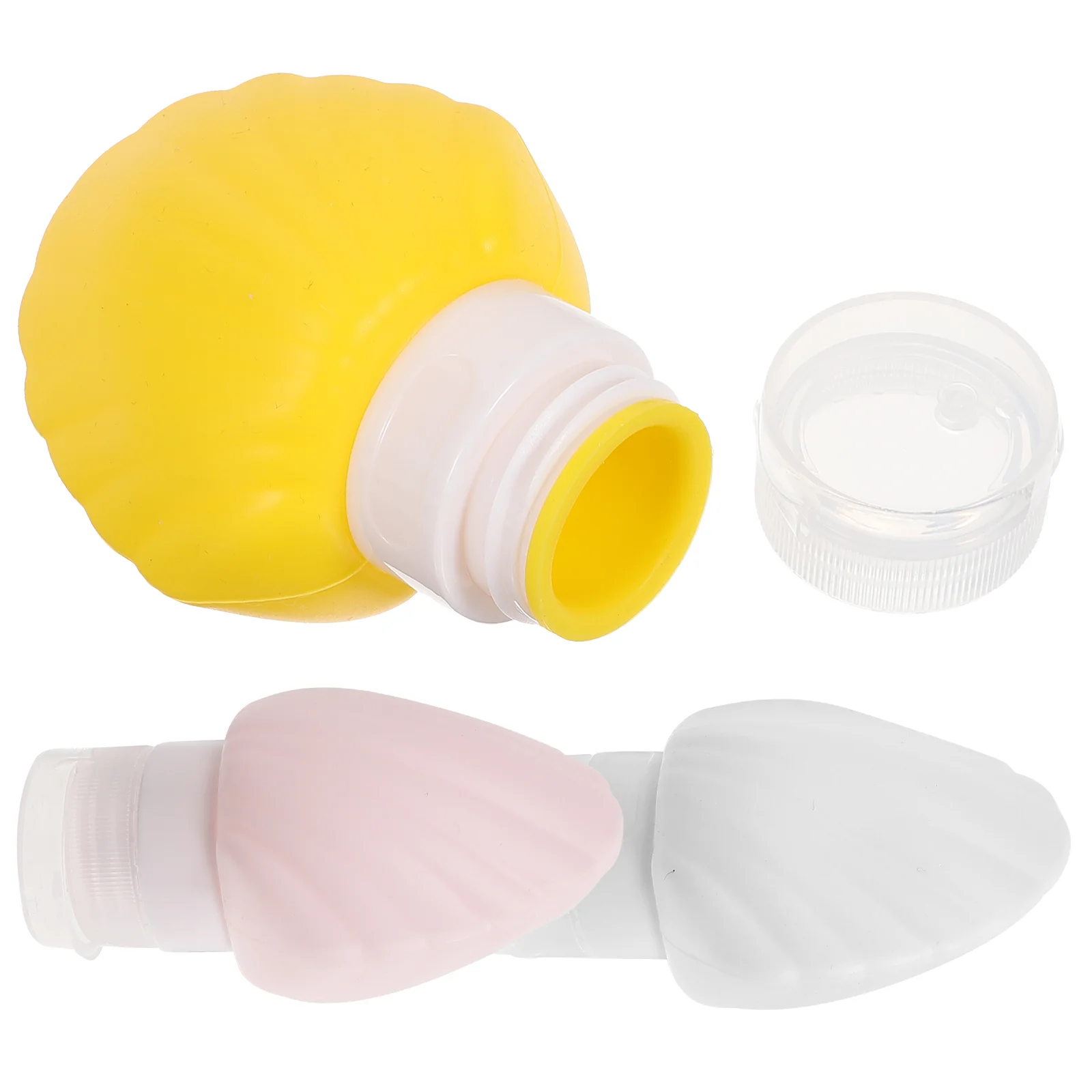 

3 шт., силиконовые бутылки-лосьон в форме ракушки