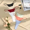 Sexy Lace Women's Underwear Panties Thongs Low Waist Cotton Crotch Bow Seamless 3