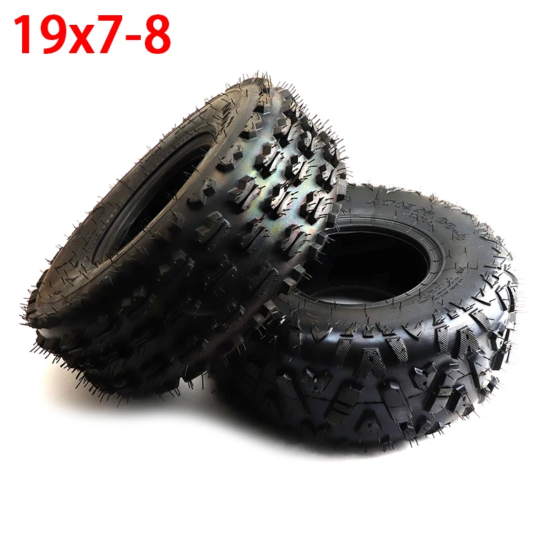 

8inch 19x7.00-8 tubeless tires for 150cc 250cc ATV Buggy Quad Dirt Bike front Off-Road Wheel Accessories