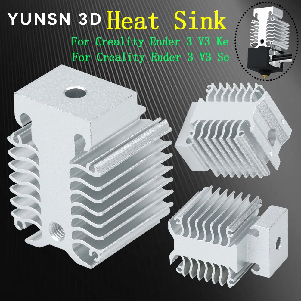 Контроллер Ender 3 V3 Ke Hotend Radiator do Creality Se Wentylator Akcesoria Aktualizacja części drukarki 3D Chłodzenie