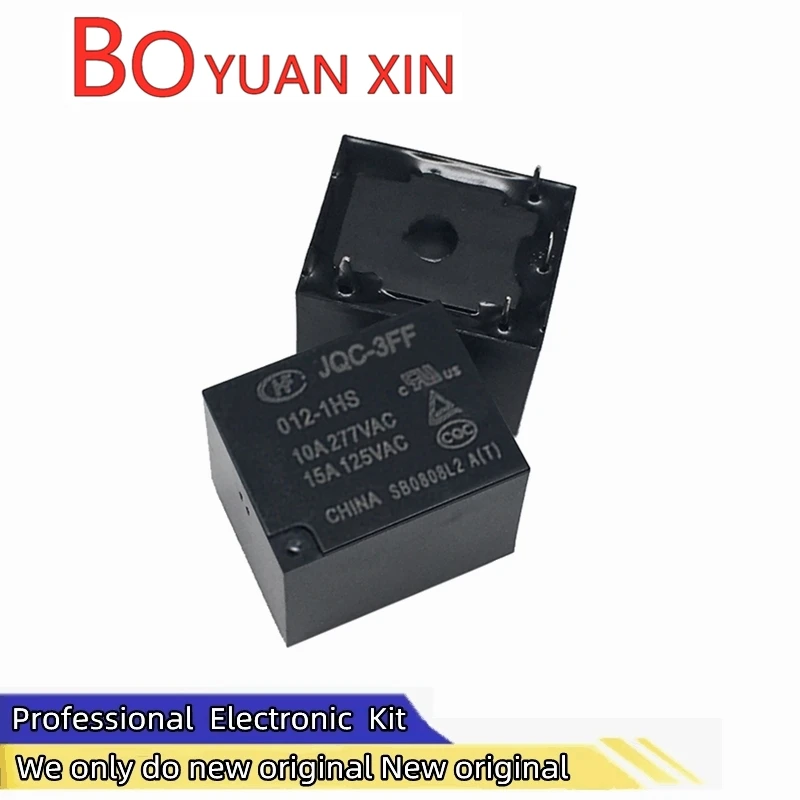 Новые оригинальные реле для бытовой техники HF-JQC-3FF-5 005 9 009 12 012 24 024 В постоянного