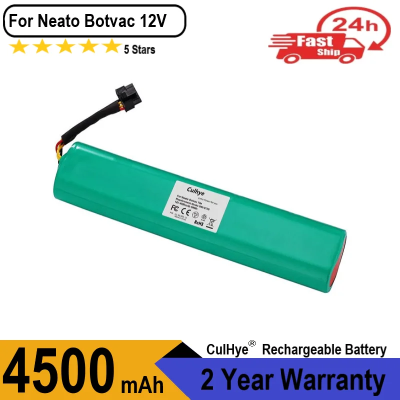 

Neato 70E 4500mAh 12V Ni-Mh Replacement Battery for Neato Botavc Series and Botvac D Neato Botvac 70e, 75, 80, 85, D75, D80, D85