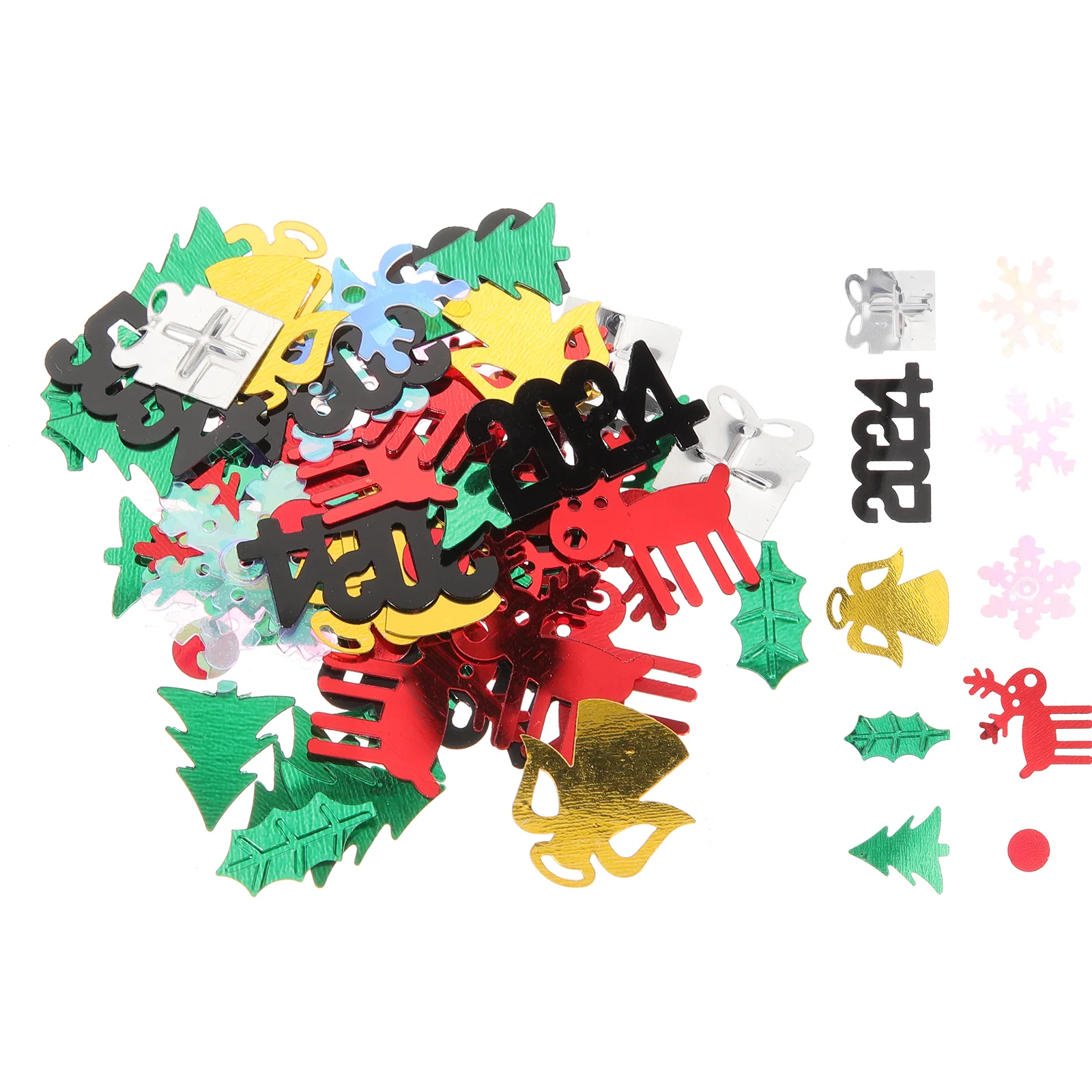 

Christmas Table Decoration Scatters Photo Props Decorative Confetti Dining Party Favors Paper