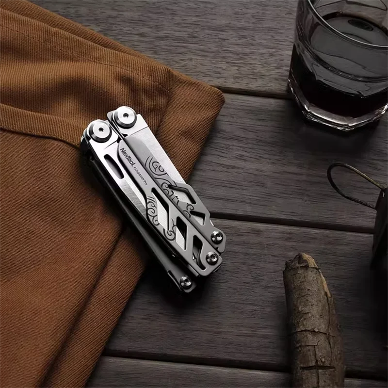 Фото NexTool Flagship Pro 16 в 1 специальный ручной инструмент многофункциональные плоскогубцы складной нож Отвертка Открыватель банок ножницы №2