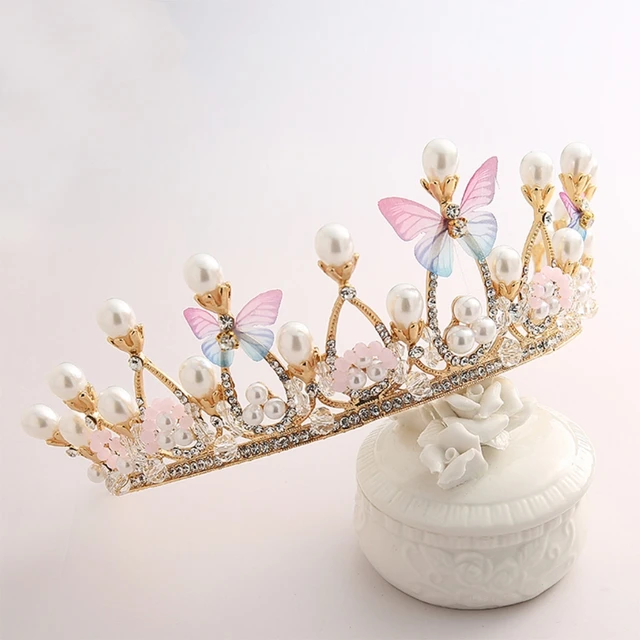 Corona Principessa Per Ragazze - Diadema Argento Con Strass, Per Compleanni E Matrimoni