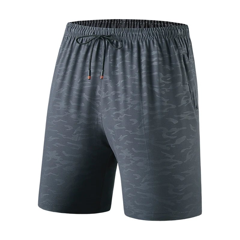

Casual Shorts Men's 2022 Summer Thin Capris Sports Pants Loose Wear Beach Quick Drying Pants Green Black Gray Trousers Mens