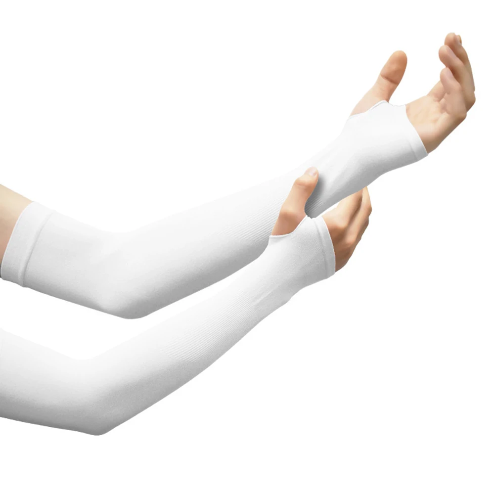 

Unisex Outdoor Sports Ice Silk Sleeves UV Protection Breathable High Elasticity Suitable for All Adults in Summer Season