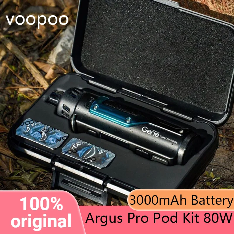 

Original VOOPOO Argus Pro Mod Pod 80W Vape Kit 4.5ml PnP Pod Tank Coil 3000mAh Battery Vaporizer Vaper Electronic Cigarette Kit