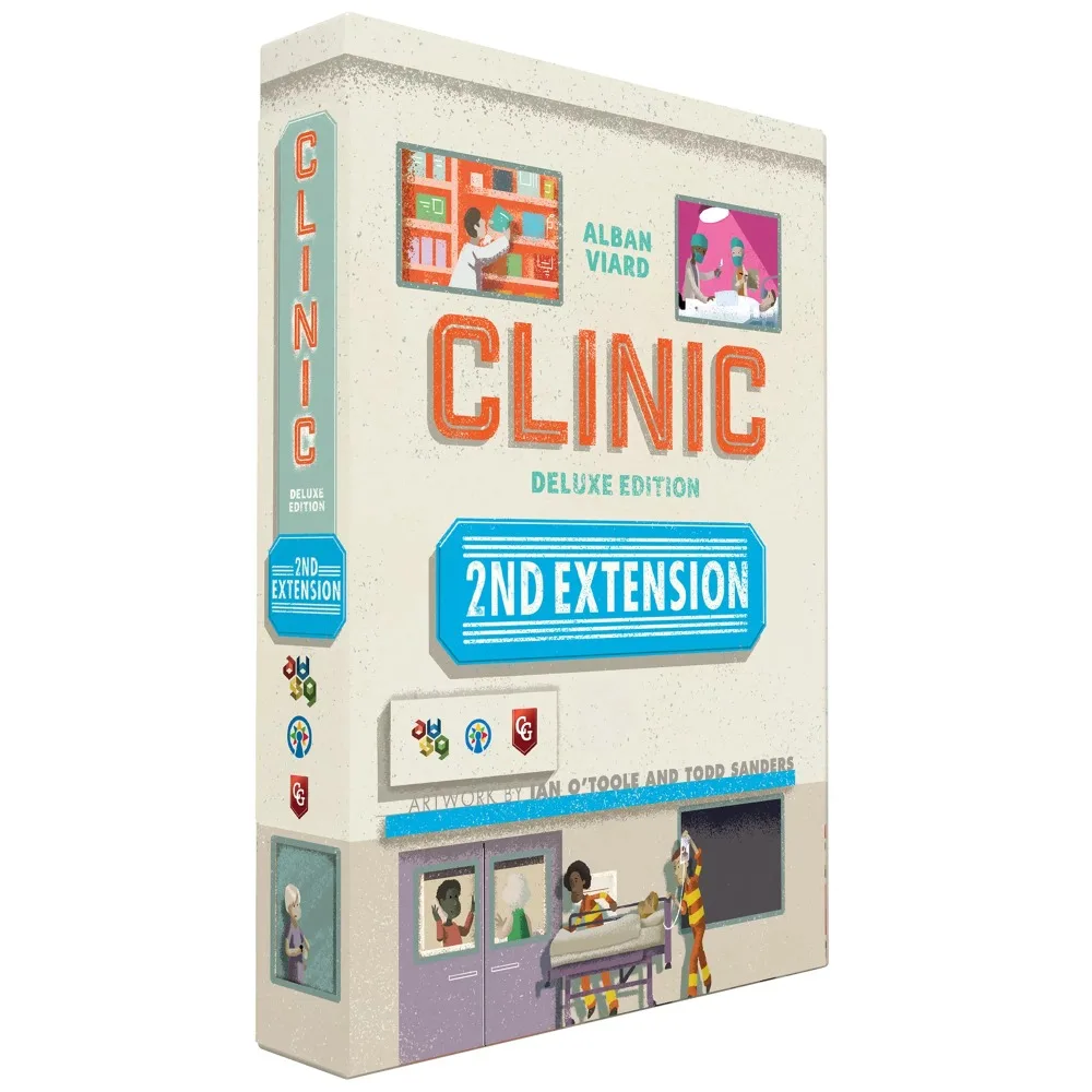 

Clinic Deluxe Extension 2 - Strategy Board Game Extension, 1-4 Players, Ages 12+, 60 - 150 Min Game Time