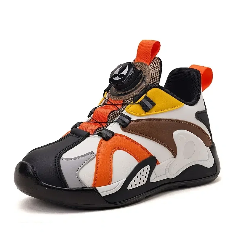 Kids Ultralight Breathable Sneakers With Chic Design For Outdoor Tennis Running Walking