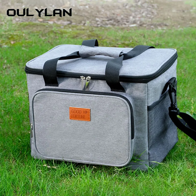 

Lunch Bag High Capacity Picnic Bento Box Meal Pouch Food Thermal Cooler Delivery Bags for Women Men