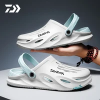 2022 new daiwa mens sandals clogs garden slippers beach stream shoes non slip breathable water shoes fishing mens sports shoes