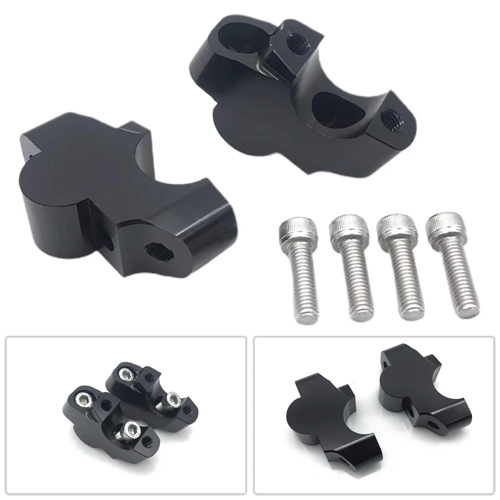 

1 Pair Black Motorcycle Front Handlebar Riser For Honda Rebel 1100 CMX1100 2021 Handlebar Riser Aluminum Alloy Fit Left Right
