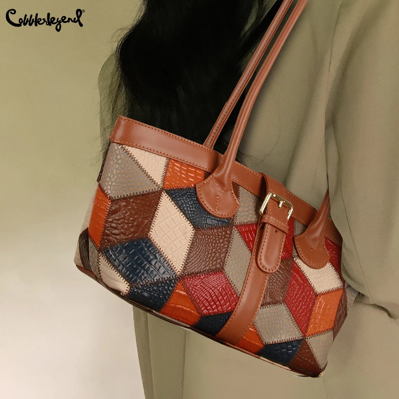 

Cobbler Legend Women Shoulder Bag Designer Brand Luxury Handbag Female Genuine Leather Large Capacity Fashion Underarm Bags